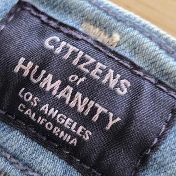 Citizens of Humanity High Rise Cigarette Ankle Light Wash Jeans Size 27 - Picture 9 of 16